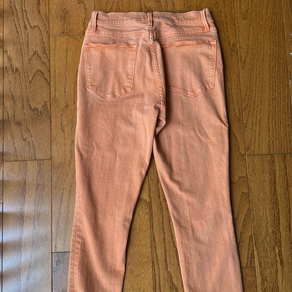 Frame le high skinny| orange crush high waist jeans size 28 - Picture 3 of 6